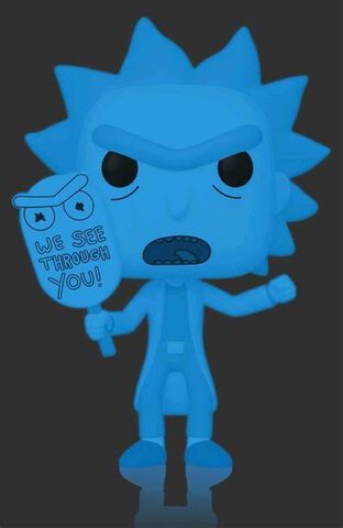 Figurine Funko Pop! - N°665 - Rick Et Morty - Hologram Rick (gw)